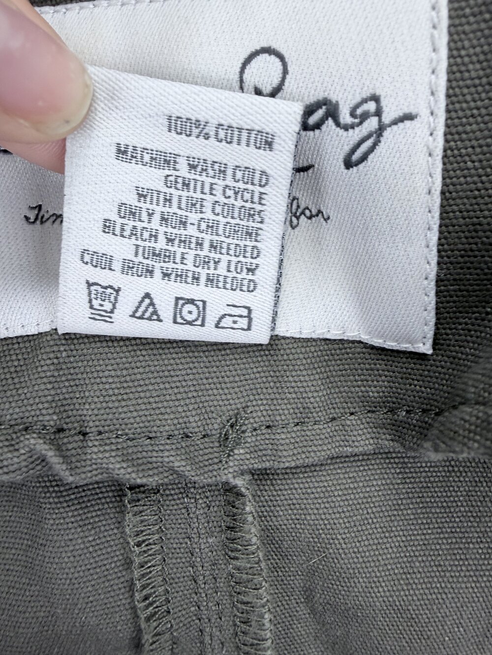 American Rag Women Olive Green Cotton Utility Drawstring Vest Size S - Picture 5 of 14